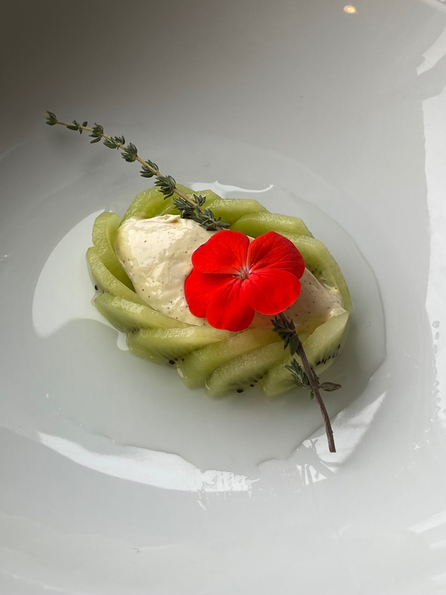 Fine dining dish by Chef Polka