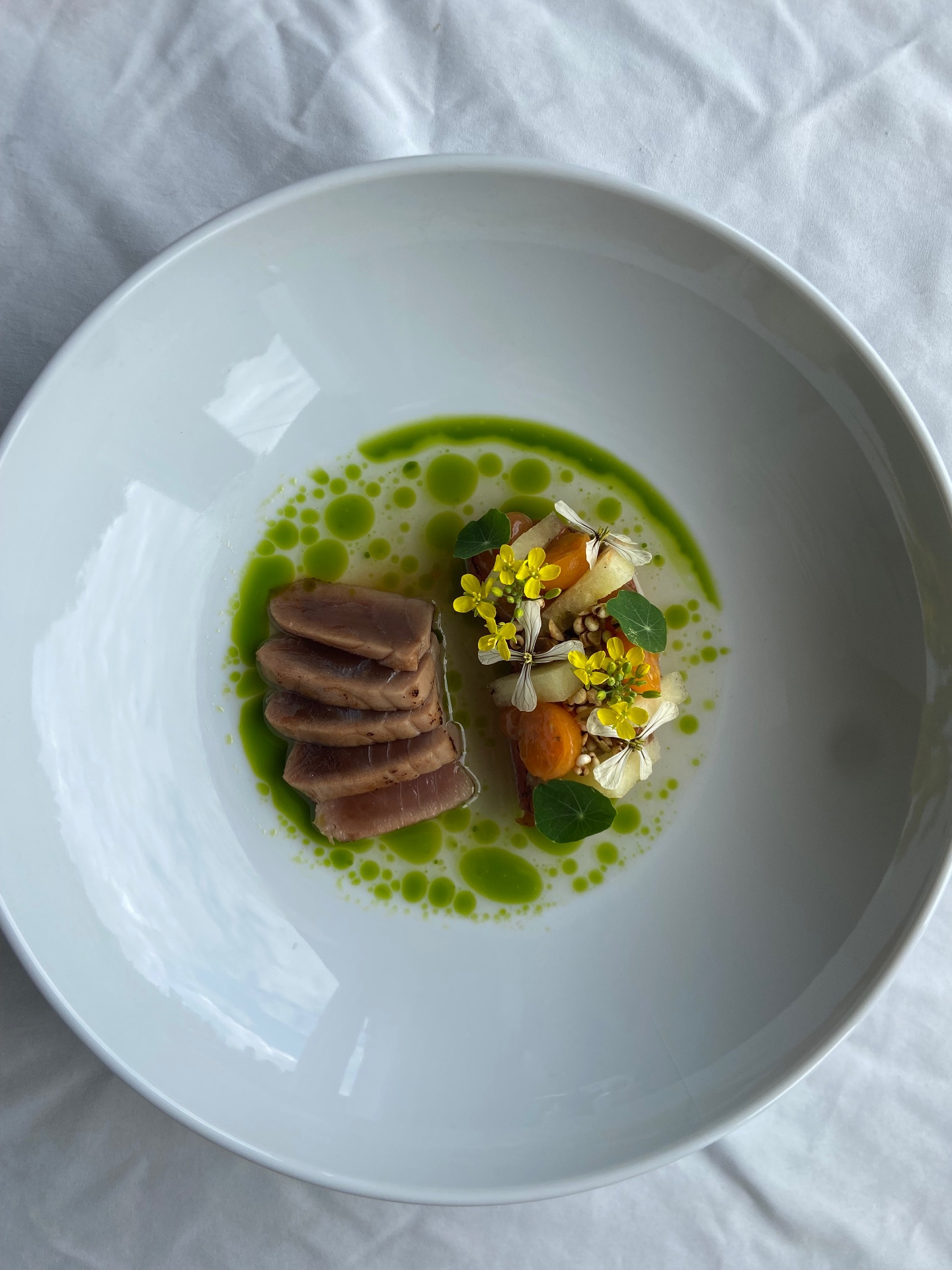 Fine dining dish by Chef Polka
